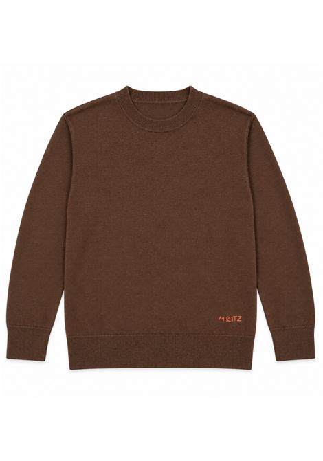 Pull con logo MANUEL RITZ | MR4434CACAO